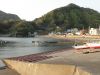 大田子海水浴場と細い堤防