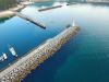 ドローンで空撮:波止上空 ドローンで空撮:波止上空
